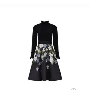 Ted Baker London Black Floral Dress
